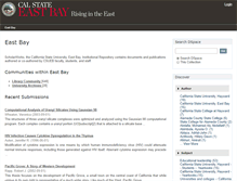 Tablet Screenshot of csueastbay-dspace.calstate.edu