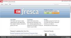 Desktop Screenshot of fresca.calstate.edu