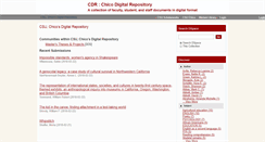 Desktop Screenshot of csuchico-dspace.calstate.edu